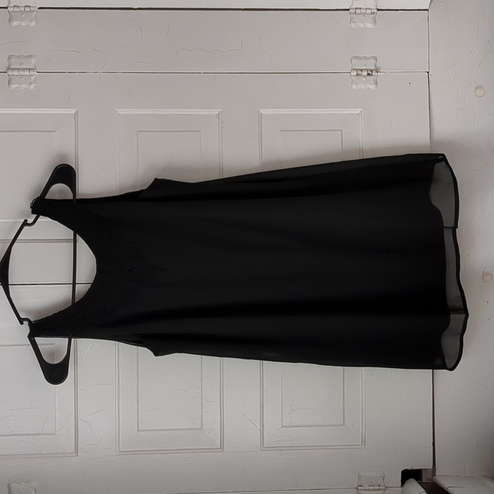 Black cocktail dress